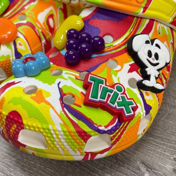 Crocs x Trix Cereal Tie Dye Classic Clog Mens Multi Sizes Available 207922 94S - Picture 9 of 16